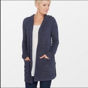 Barefoot Dreams cozy chic resort Cardi Indigo NWT